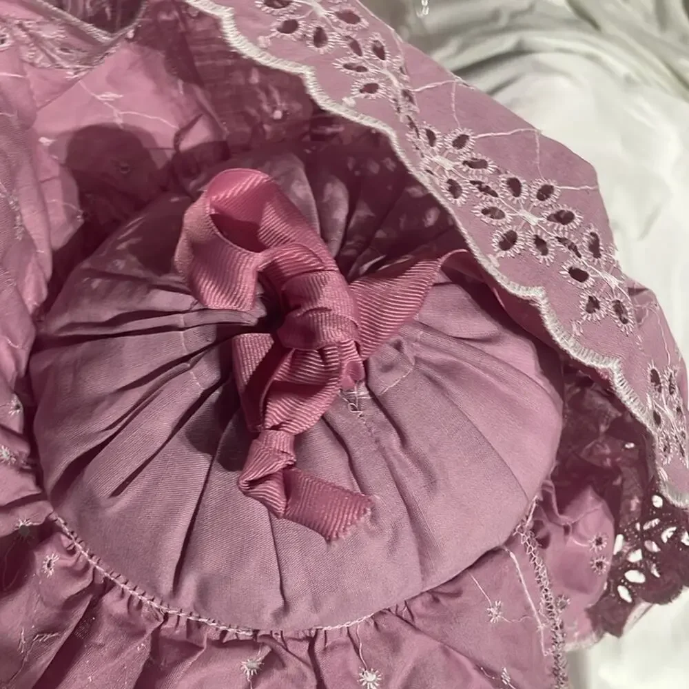 Rose colored pillows bolster round and rectangular removable covers nwot